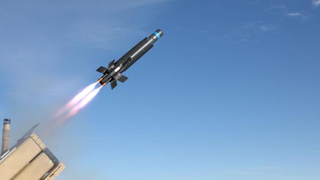  「郊狼Block 2」採動能攻擊方式，運用內裝彈頭，以撞擊方式摧毀目標。（取自RTX網站）