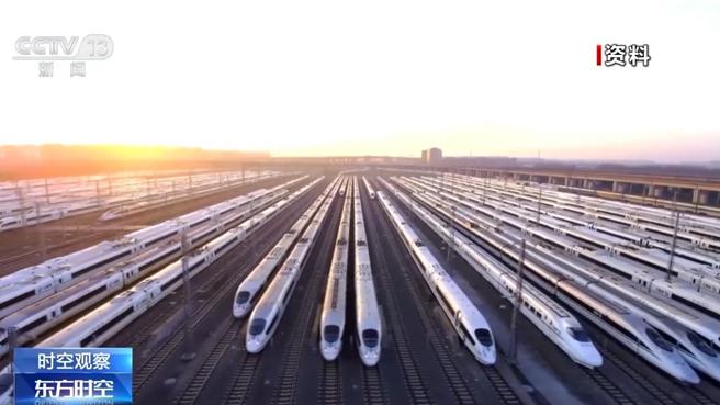 陸1至9月鐵路發送旅客33.3億人次，創同期歷史新高。（大陸央視資料照）