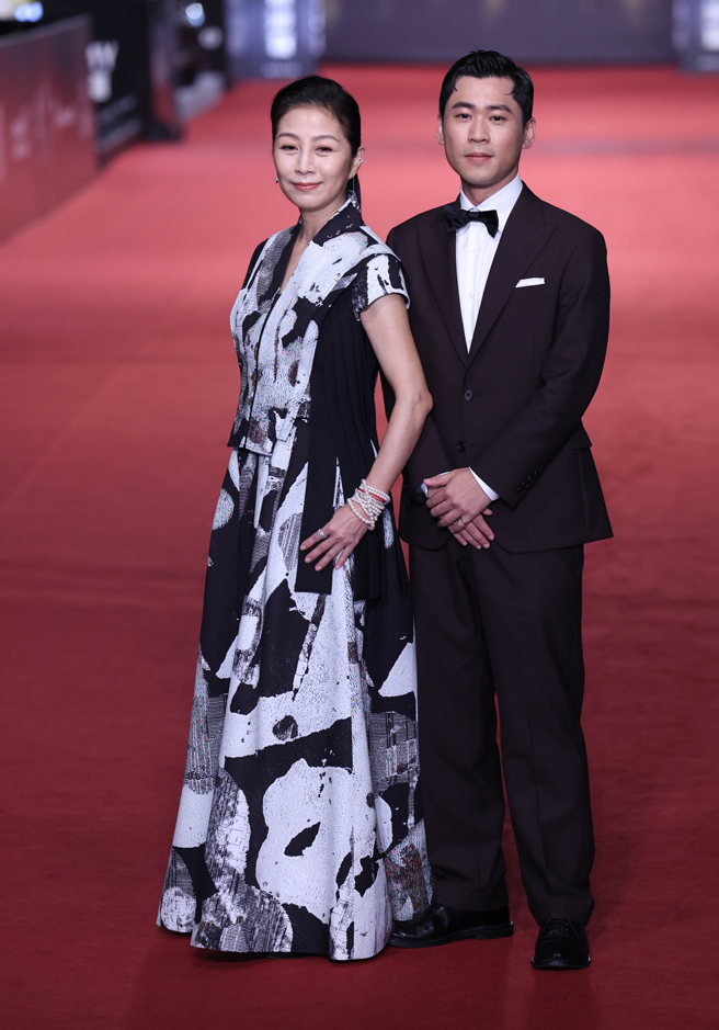 方文琳、黃迪揚以《鹽水大飯店》入圍迷你劇集（電視電影）女、男配角獎。（圖／陳俊吉、羅永銘、杜宜諳攝）