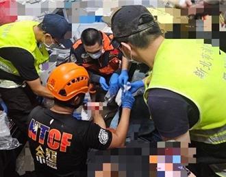 工人操作機台不慎手掌遭捲入 新北消防嗎啡止痛助脫困