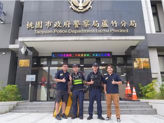 蘆竹警AI巡防查緝 攜手網紅呼籲「假牌不可行」