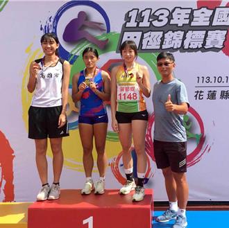 彰化勇奪全國田徑錦標賽2金1銀3銅 黃詩涵拿2金