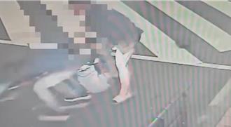 前情侶因萬元債務街頭「猛踹下體」  打至路中擋公車民眾看傻