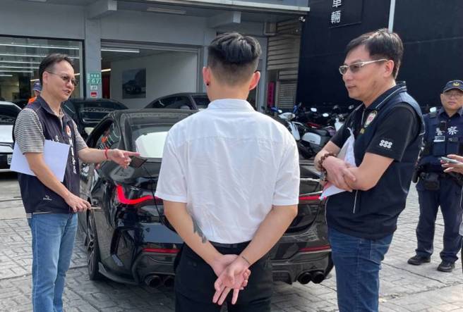 環、警、監攜手合作做機動車輛改裝源頭擴大查核輔導，持續宣導業者配合相關政策，改善機動車輛噪音問題。（翻攝畫面）