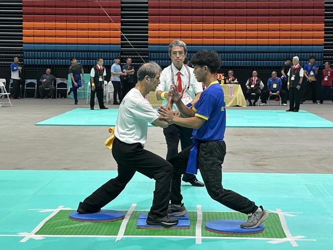 2024全民运在屏东，总共有33个竞赛项目，当中太极拳赛事20日率先登场，全国有20个县市报名参加，一共有622名选手。（谢佳潾摄）