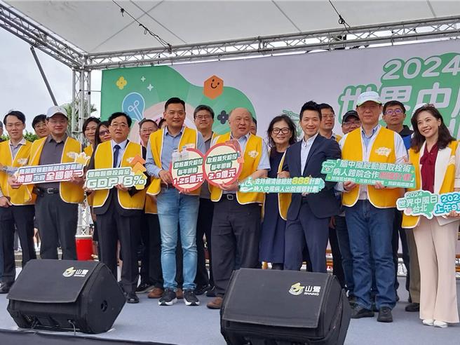 社團法人台灣腦中風學會、台灣腦中風病友協會與三軍總醫院於今(20）上午09：00~12：00在台北花博花海廣場共同舉辦「2024世界中風日在台北」，邀請總統府何志偉副秘書長、健保署石崇良署長、國民健康署魏璽倫副署長、臺北市政府俞振華副秘書長共同代言「遠離中風、減少殘障」。（新光醫院提供）