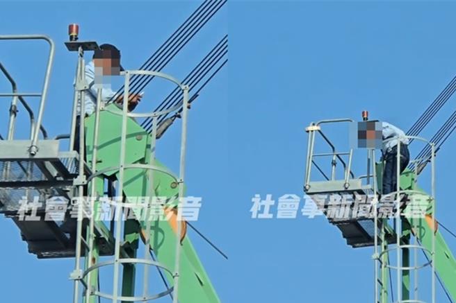 網路瘋傳工未防護影片，高市勞工局將調查。（翻攝社會事新聞影音／洪靖宜高雄傳真）