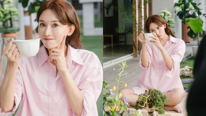 林志玲展现出性感慵懒的氛围。（图／翻摄自chiling.lin IG）