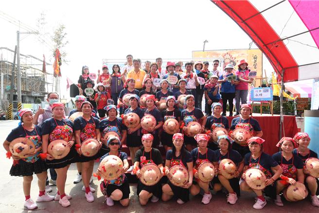 彰化縣三山國王客底文化節今（20）日在永靖鄉舜天宮熱鬧展開。（彰縣府提供／葉靜美彰化傳真）