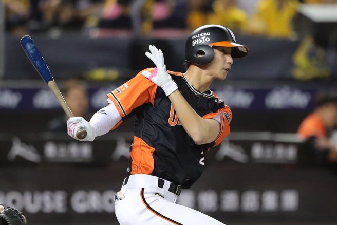 统一狮林佳纬。（黄世麒摄）