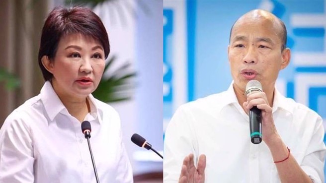 台中市长卢秀燕（左）、立法院长韩国瑜（右）。（中时资料照合成）