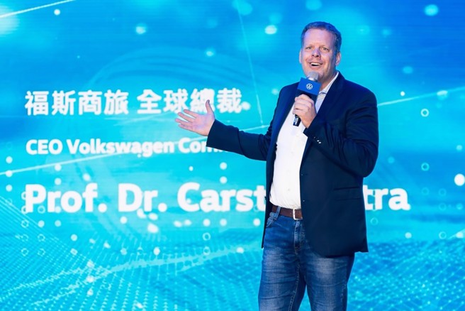 福斯商旅全球總裁Carsten Intra親自來台，表達對台灣市場的重視。（吳松翰攝）