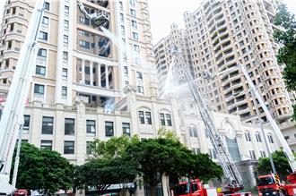 強化竹北高樓層救災能力 竹縣舉辦高層搶救演練