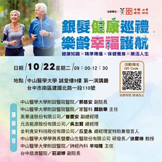 旺旺中時銀髮健康講座 明登場