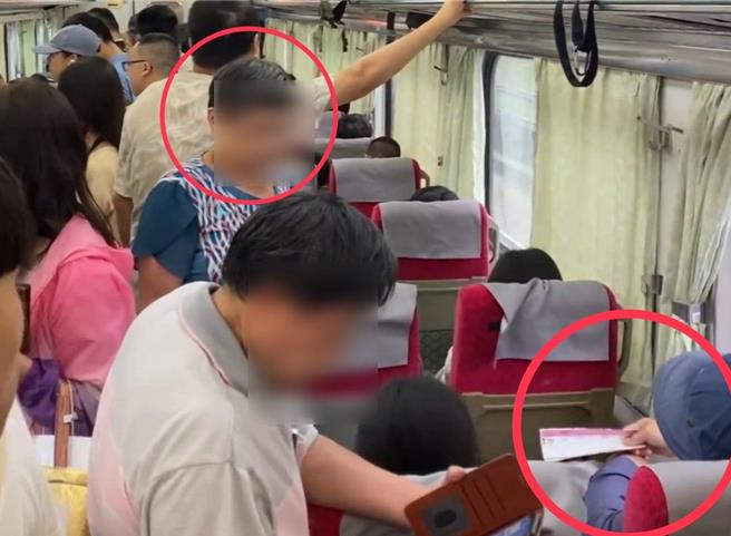 台鐵自強號列車上3名旅客發生糾紛，即使列車長出面調解仍無效，最後出動鐵路警察將3人請下車，才成功安撫情緒。（翻攝自Threads／任義宇高雄傳真）
