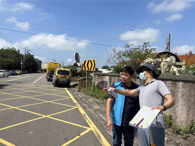 市议员李文杰前往会勘。（李文杰提供／李京升台中传真）