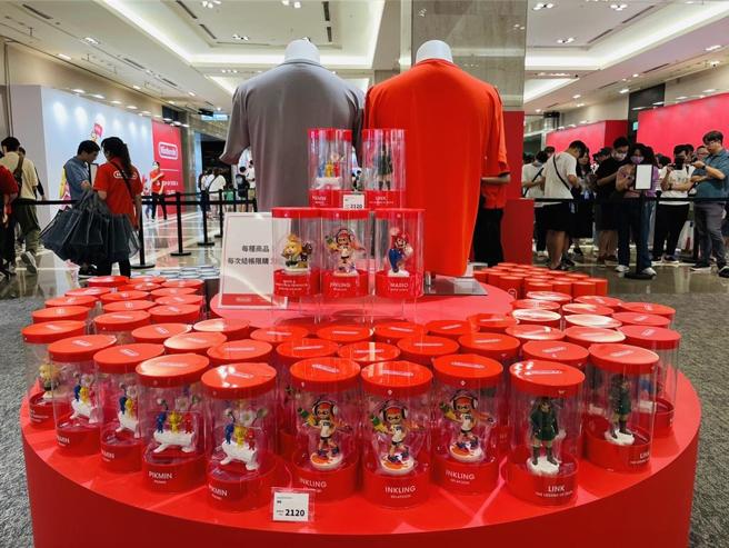 任天堂快闪店首站信义新天地，三天业绩飙破1,400万元／图／李丽满
