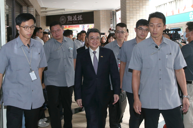 行政院长卓荣泰（前中）。（资料照,赵双杰摄）