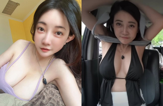 沈采霏和黑男拍摄过多部影片，尺度都很大胆。（图／想入霏霏YouTube）