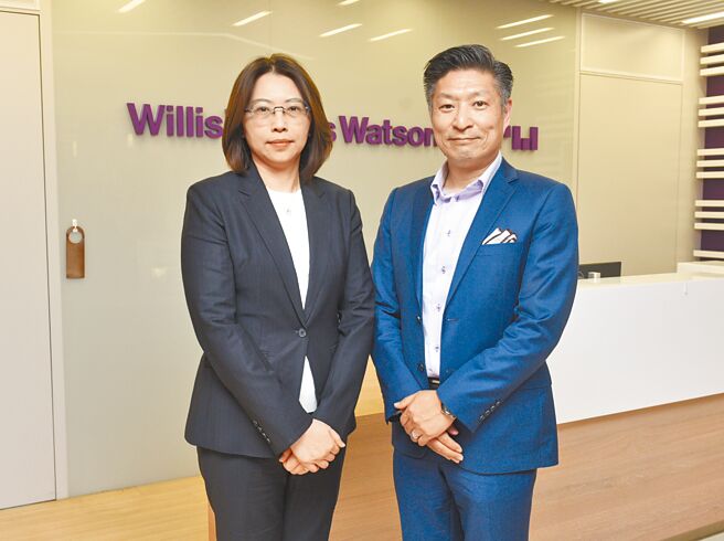 全球企業逐漸適應後疫情時代，工作型態和組織管理方式，都發生劇烈變化。圖右為WTW台灣區總經理閻治中，圖左為台灣區組織、人才與獎酬諮詢總經理姜欣嵐。圖／本報資料照片