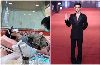 男星金钟奖隔天送急诊「灵魂被抽乾」 虚弱病床照曝光