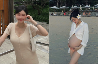 「網紅始祖」小予曬巨肚胖9公斤　懷孕天天喝冰飲霸氣回應