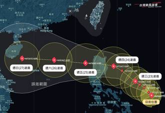 什麼鬼颱都有 潭美環流超大 氣象粉專：不發警報的颱風夜