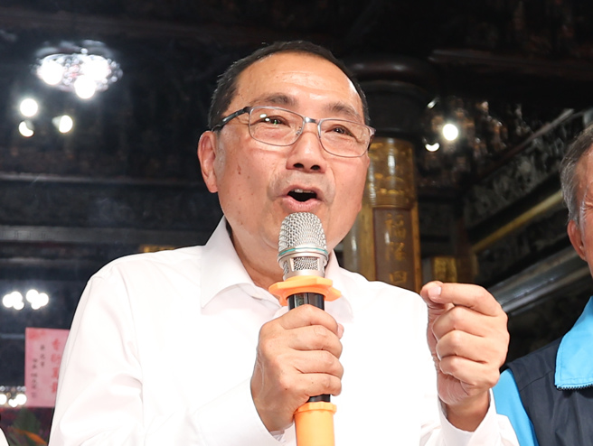 新北市長侯友宜。（資料照，陳俊吉攝）