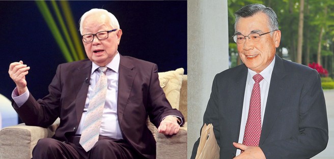 過去台積電創辦人張忠謀（左）曾七度代表我國參加APEC領袖會議，今年則由總統府資政林信義（右）。（合成圖／資料照）