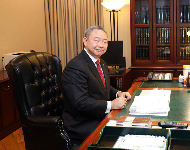 驻美代表俞大㵢。（图／驻美代表处提供）
