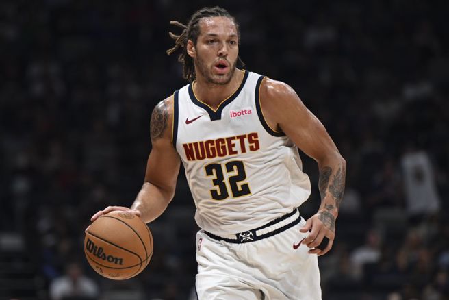 金块大前锋阿隆戈登。（美联社资料照）