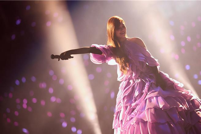 梁靜茹日前在上海舉辦演唱會。（超級圓頂提供）