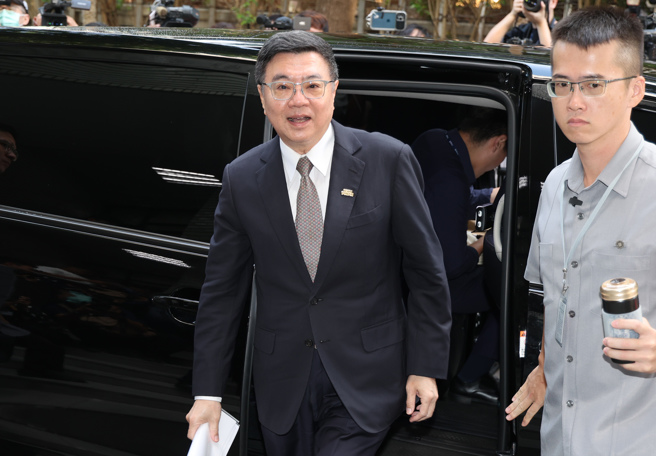 行政院长卓荣泰22日前往立法院备询。（姚志平摄）