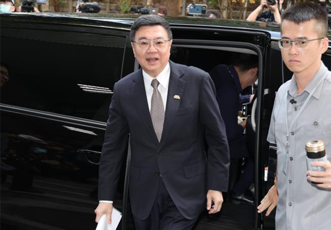 卓榮泰強調，跟上次的演習一樣，國防部、國軍一定會做好萬全的準備，不會有任何我們意想不到的事情發生，我們的責任就是確保台灣的主權跟國人的安全。（姚志平攝）