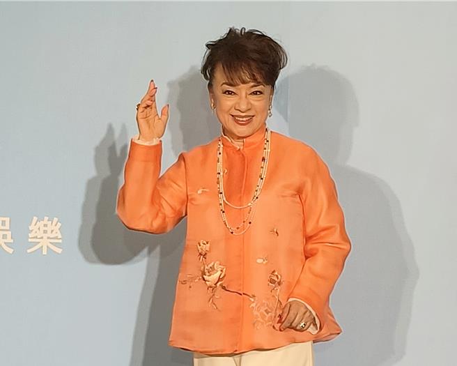 翁倩玉22日出席记者会。（尤嬿妮摄）