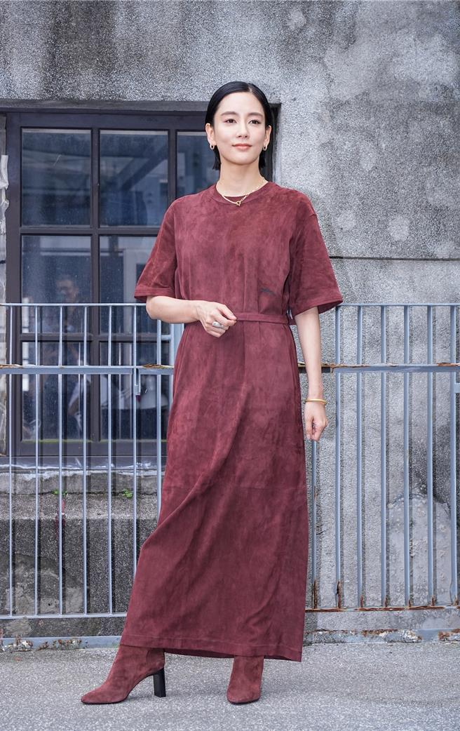 水川麻美来台参与《零日攻击》演出，22日接受台湾媒体访问。（罗永铭摄）