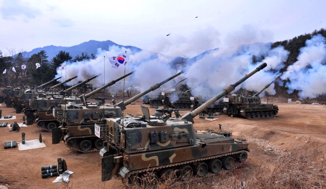 韩国正在考虑提供乌克兰155公厘炮弹。(图/韩国陆军)