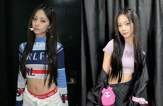 周子瑜出道9周年曬美照感謝粉絲，下身鈕扣解放掀暴動。（圖／IG@thinkaboutzu）