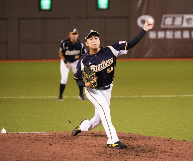 中信兄弟呂彥青。（羅永銘攝）