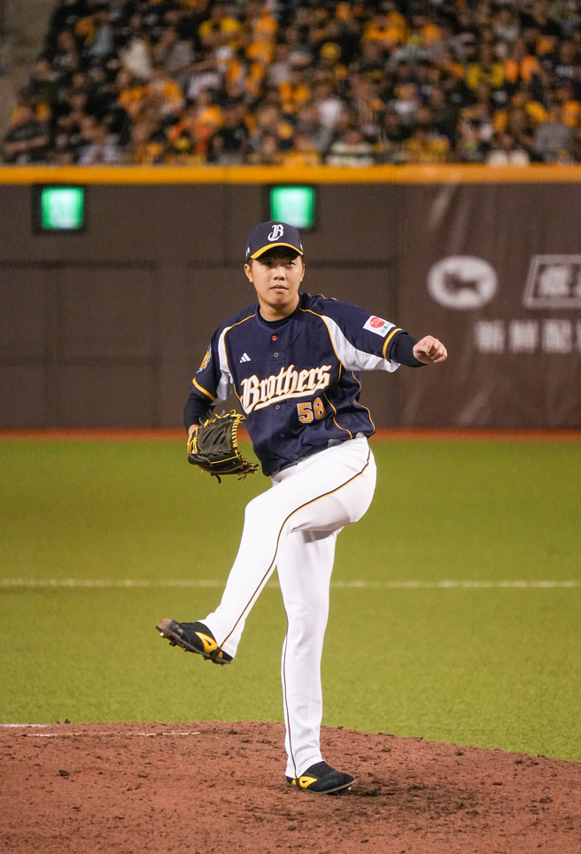 中信兄弟呂彥青。（羅永銘攝）