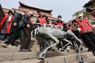 華春瑩也喊讚   泰山「機器狗」 幫清垃圾爆紅！ 他曝大膽想法