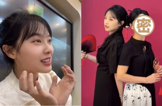 「挖呀挖老師」罕同框51歲母拍寫真　網一看全歪樓：媽媽有男友嗎