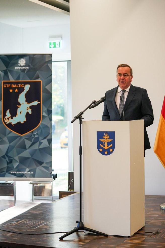  德國宣布成立「波羅的海北約海軍指揮中心」，監控周邊海域動態，維護區域及水下關鍵基礎設施安全。（取自德國海軍「X」帳號）
