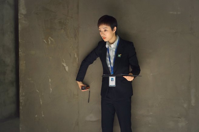 孫儷為戲剪俐落短髮。（圖／中天娛樂台提供）