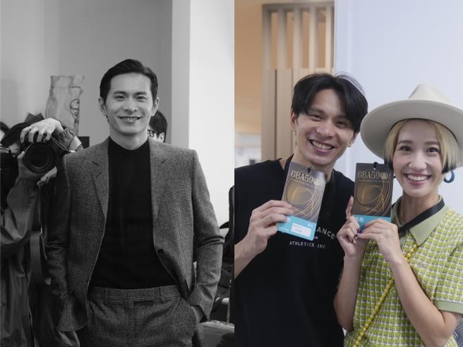 姚淳耀主持金钟零负评被妻子讚帅，请Lulu（最右）帮忙顺稿。（姚淳耀脸书）