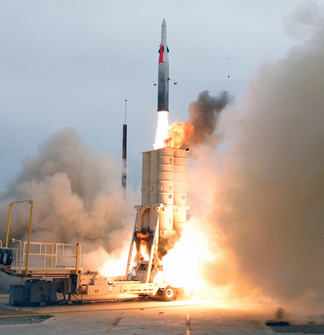 以色列箭式飞弹。（示意图／美联社资料照片）