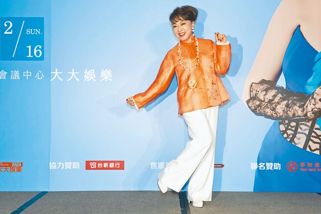 翁倩玉22日亮麗出席演唱會記者會。（大大娛樂提供）