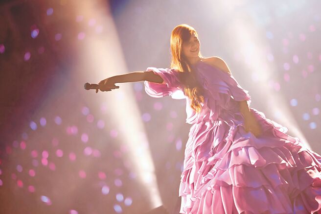 梁静茹日前在上海举办演唱会。（超级圆顶提供）