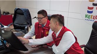 基隆豪雨不斷 災害應變中心開設 秘書長方定安坐鎮