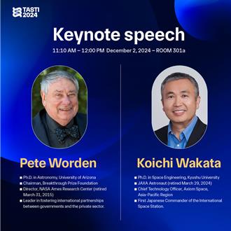 新太空教父、日本太空人若田光一將來台 12／2發表專題演講